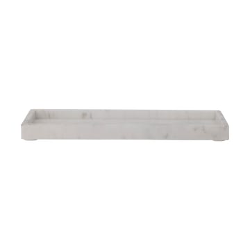 Bandeja decorativa Majsa 18x38 cm - White marble - Bloomingville