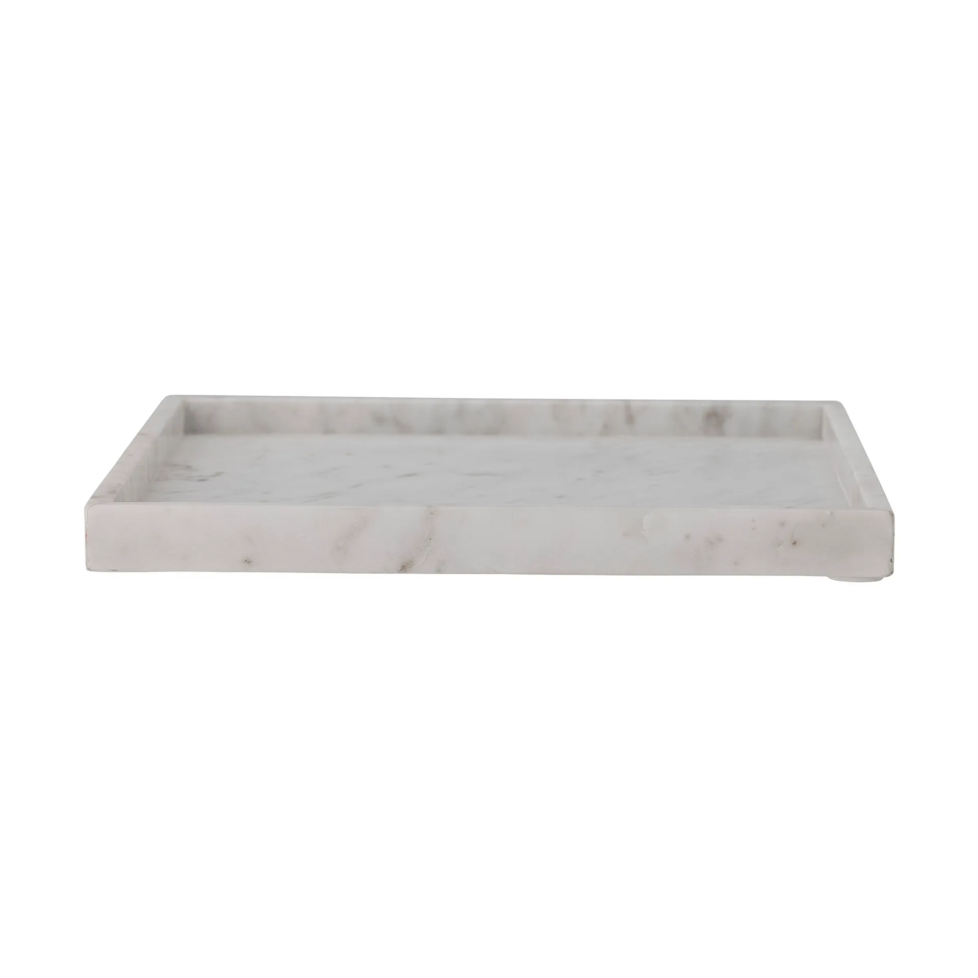 Bandeja decorativa Majsa 35x35 cm, White marble Bloomingville