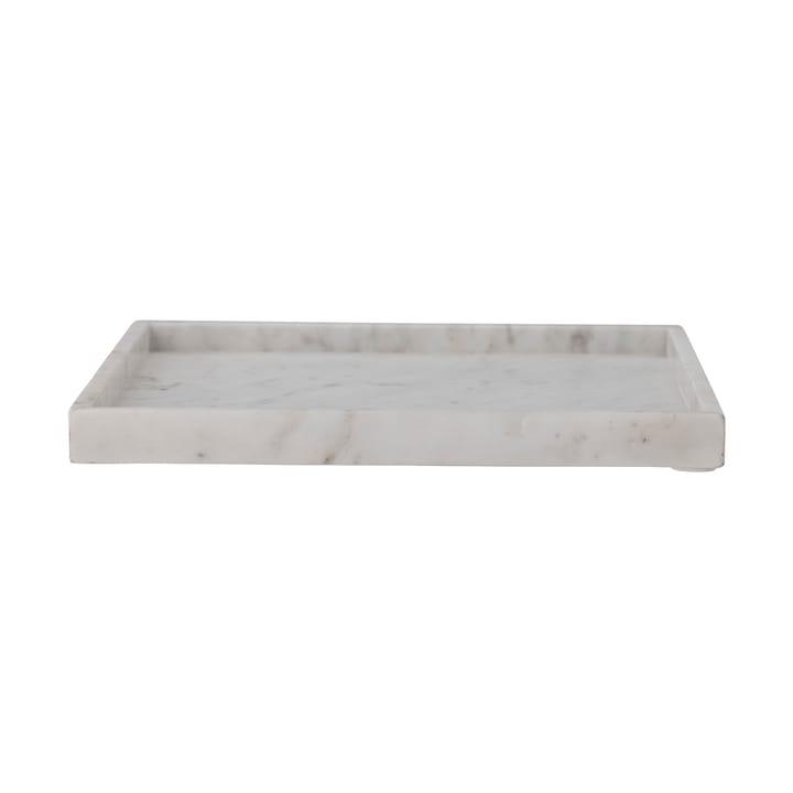 Bandeja decorativa Majsa 35x35 cm - White marble - Bloomingville
