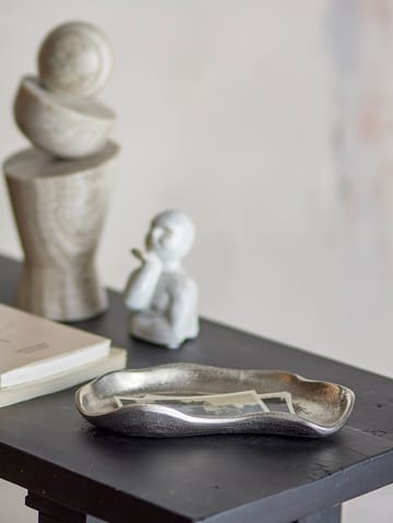 Bandeja decorativa Marlice 12x20 cm - Plata - Bloomingville