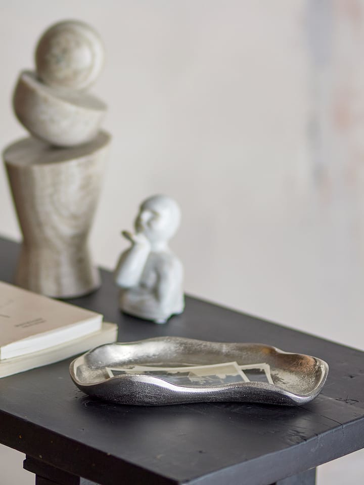 Bandeja decorativa Marlice 12x20 cm, Plata Bloomingville