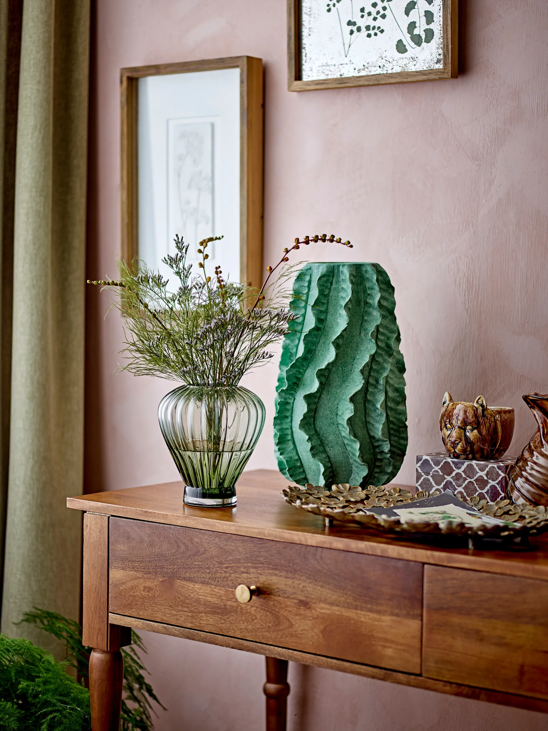 Bandeja decorativa Micha 25x43,5 cm, Oro Bloomingville