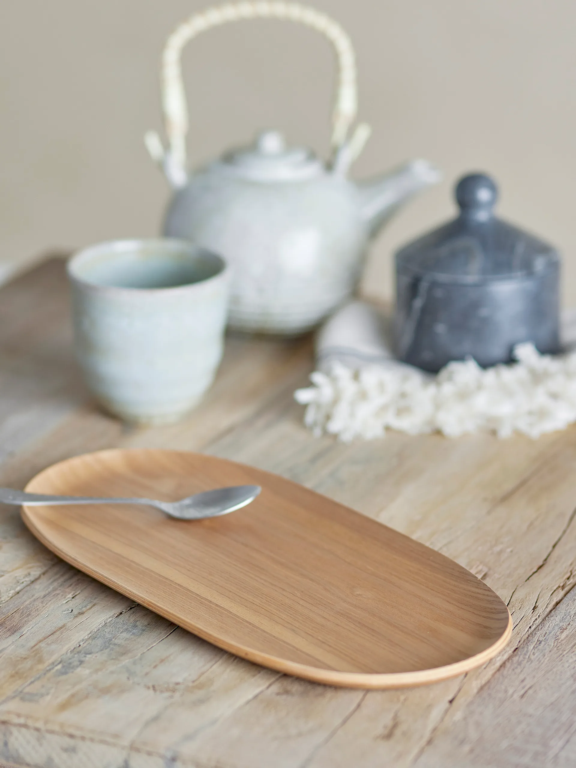 Bandeja Leyton 15x31 cm, Natural oak Bloomingville