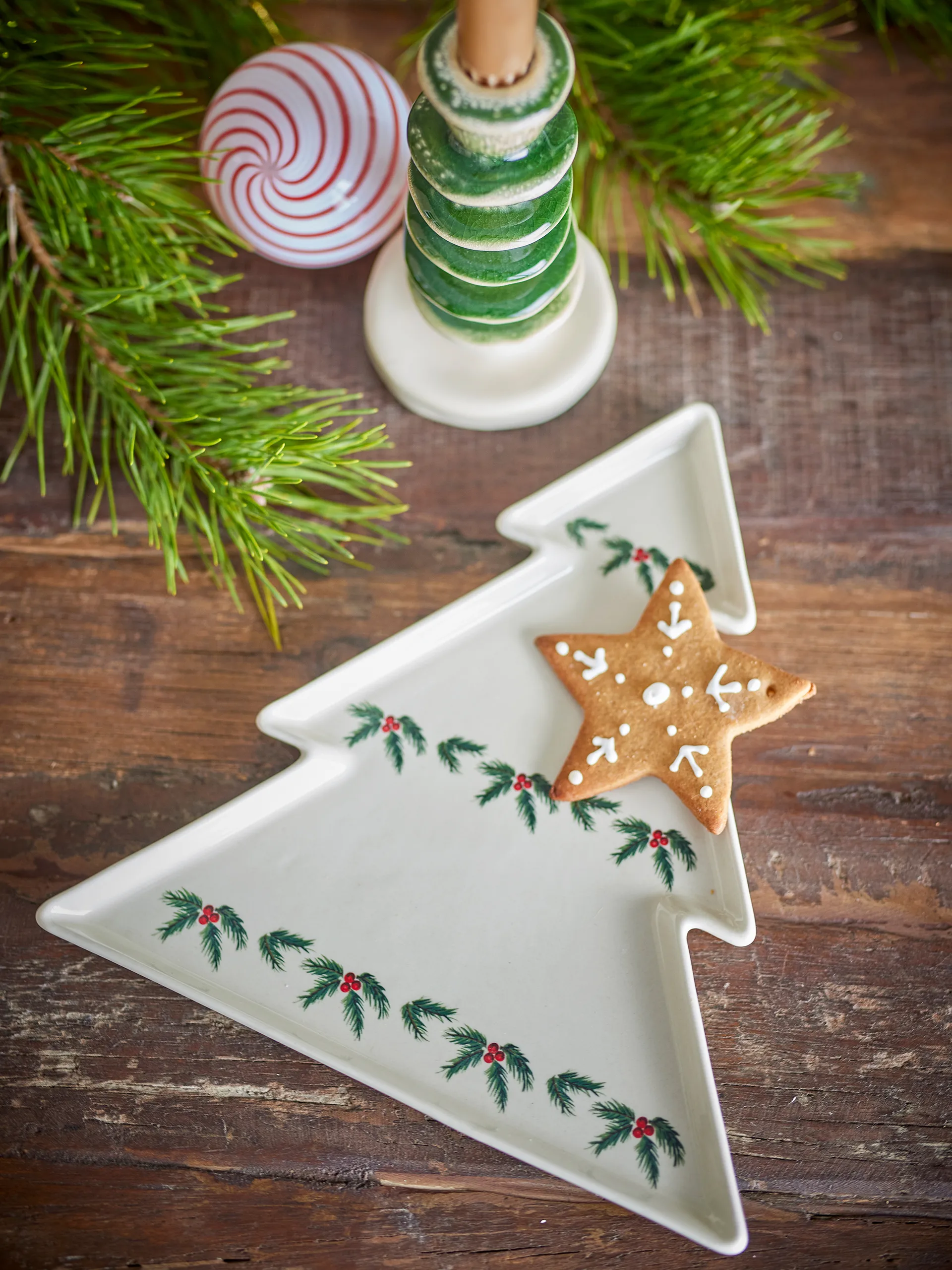 Bandeja para servir Berry, Blanco Bloomingville