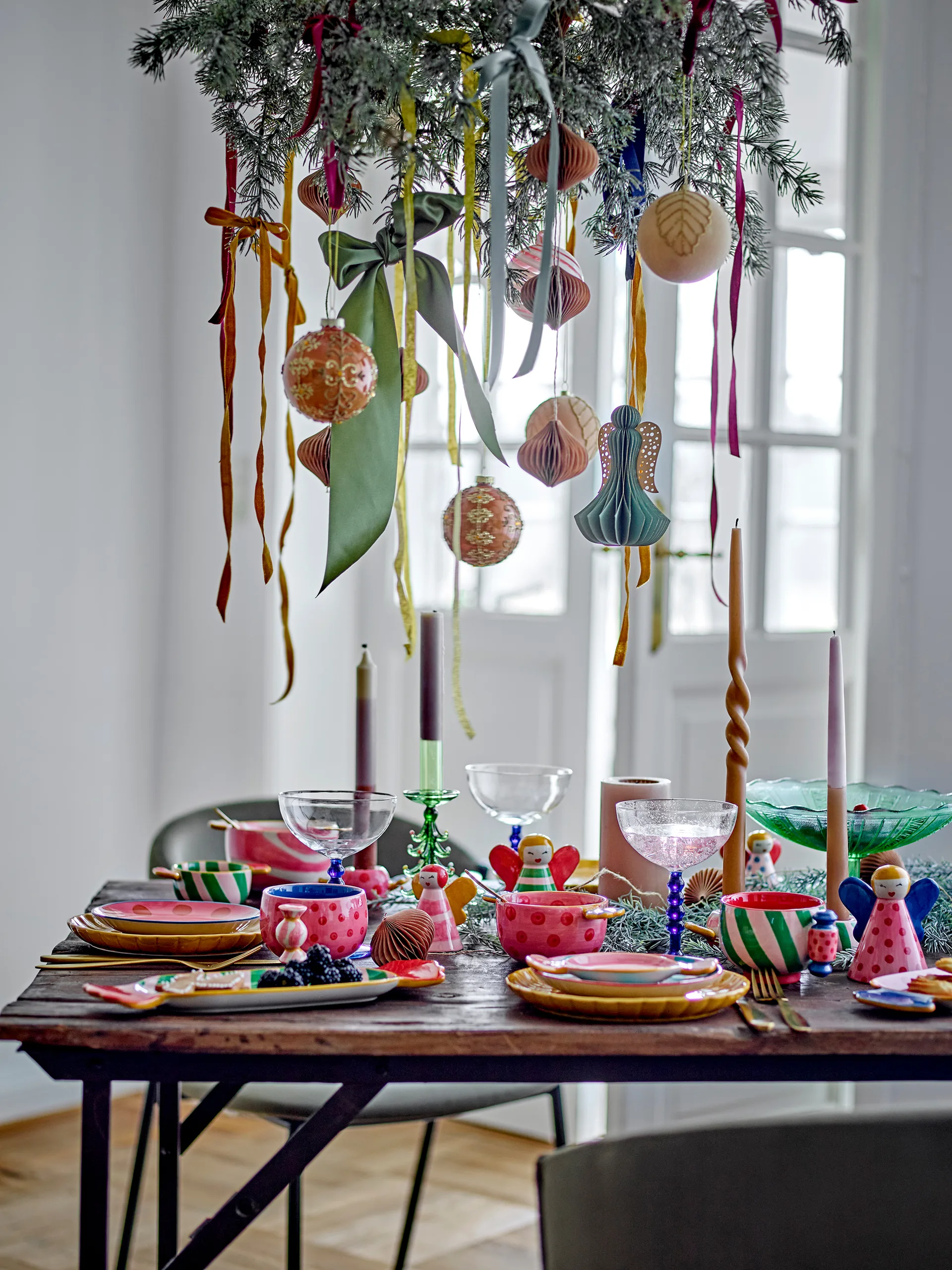 Bandeja para servir Caramella 10,5x28 cm, Verde Bloomingville