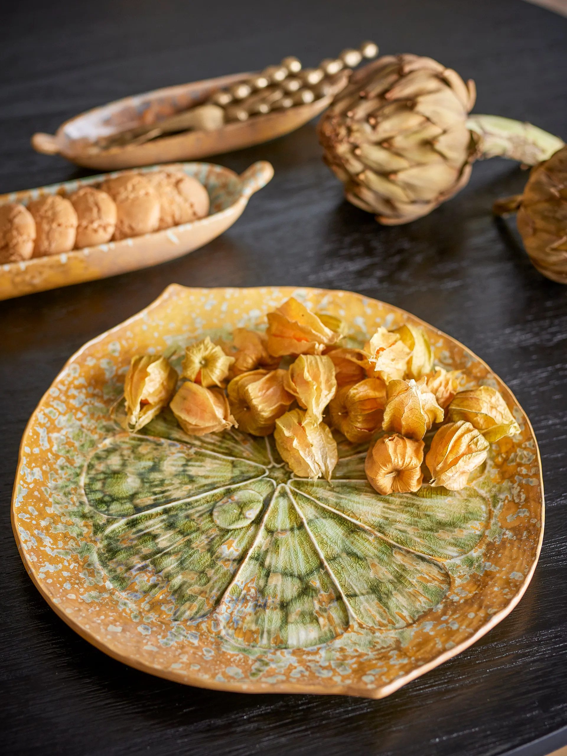 Bandeja para servir Milani Ø30 cm, Verde Bloomingville