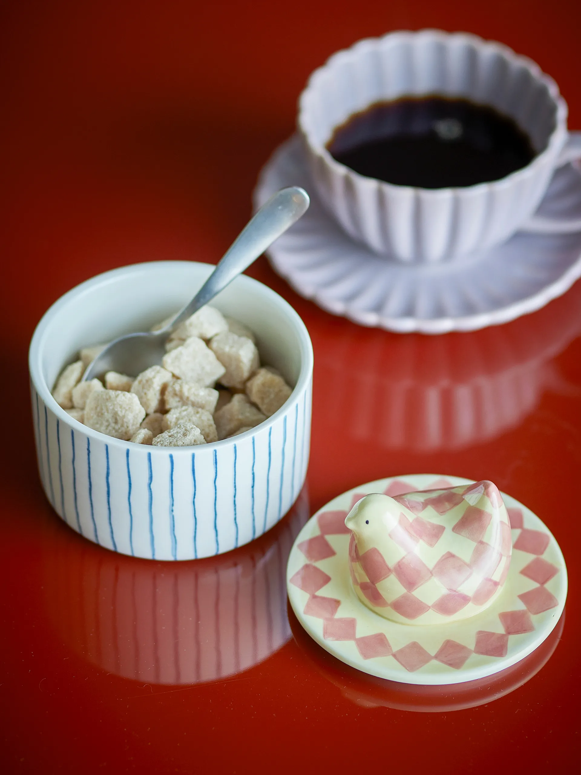 Bol con tapa Biona  Ø11 cm, Rosa Bloomingville