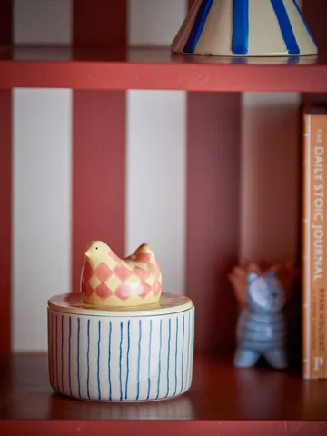 Bol con tapa Biona  Ø11 cm - Rosa - Bloomingville