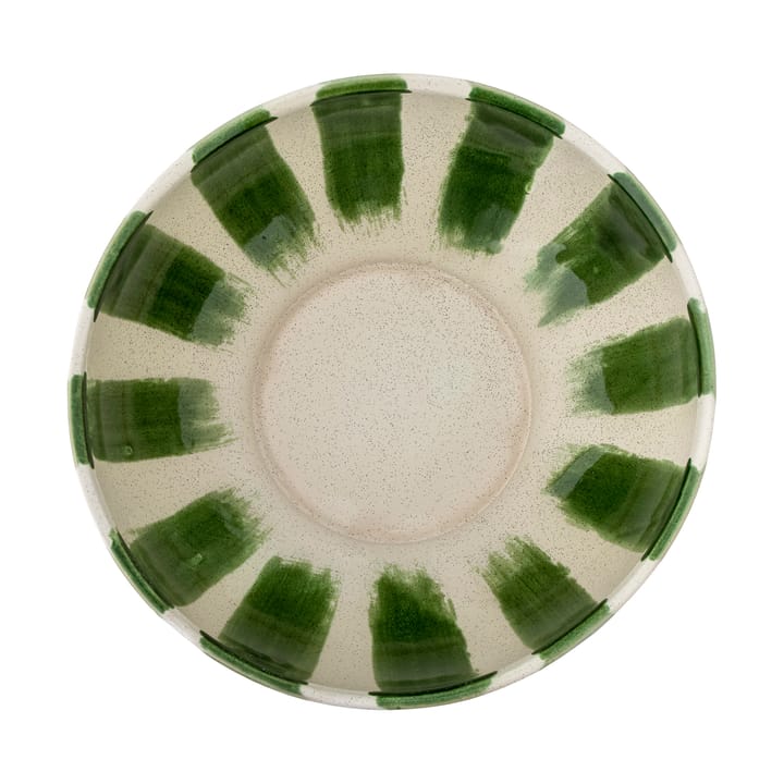 Bol para servir Shakti Ø26 cm, Verde-blanco Bloomingville