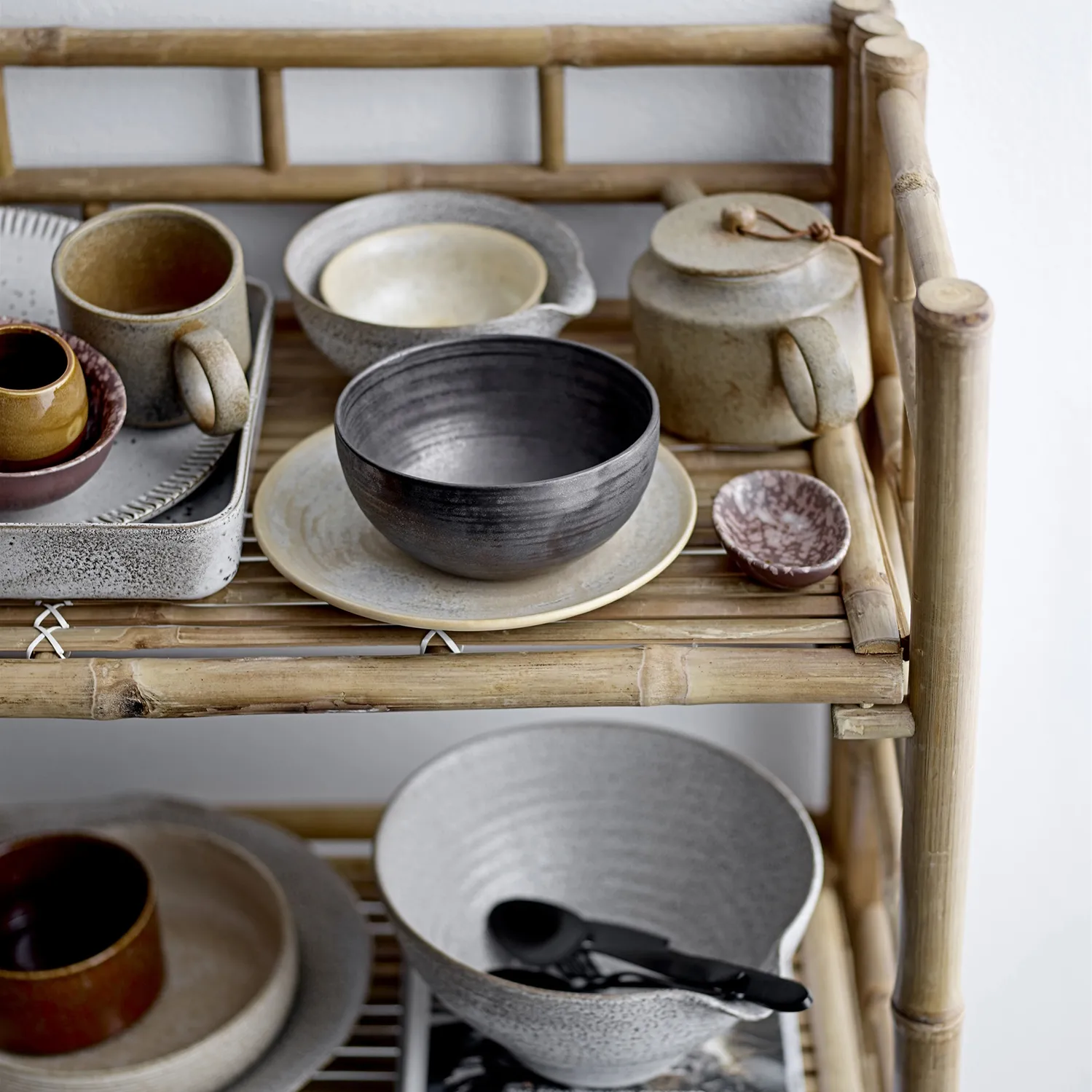 Bol Thea gres Ø 16,5 cm, gris Bloomingville