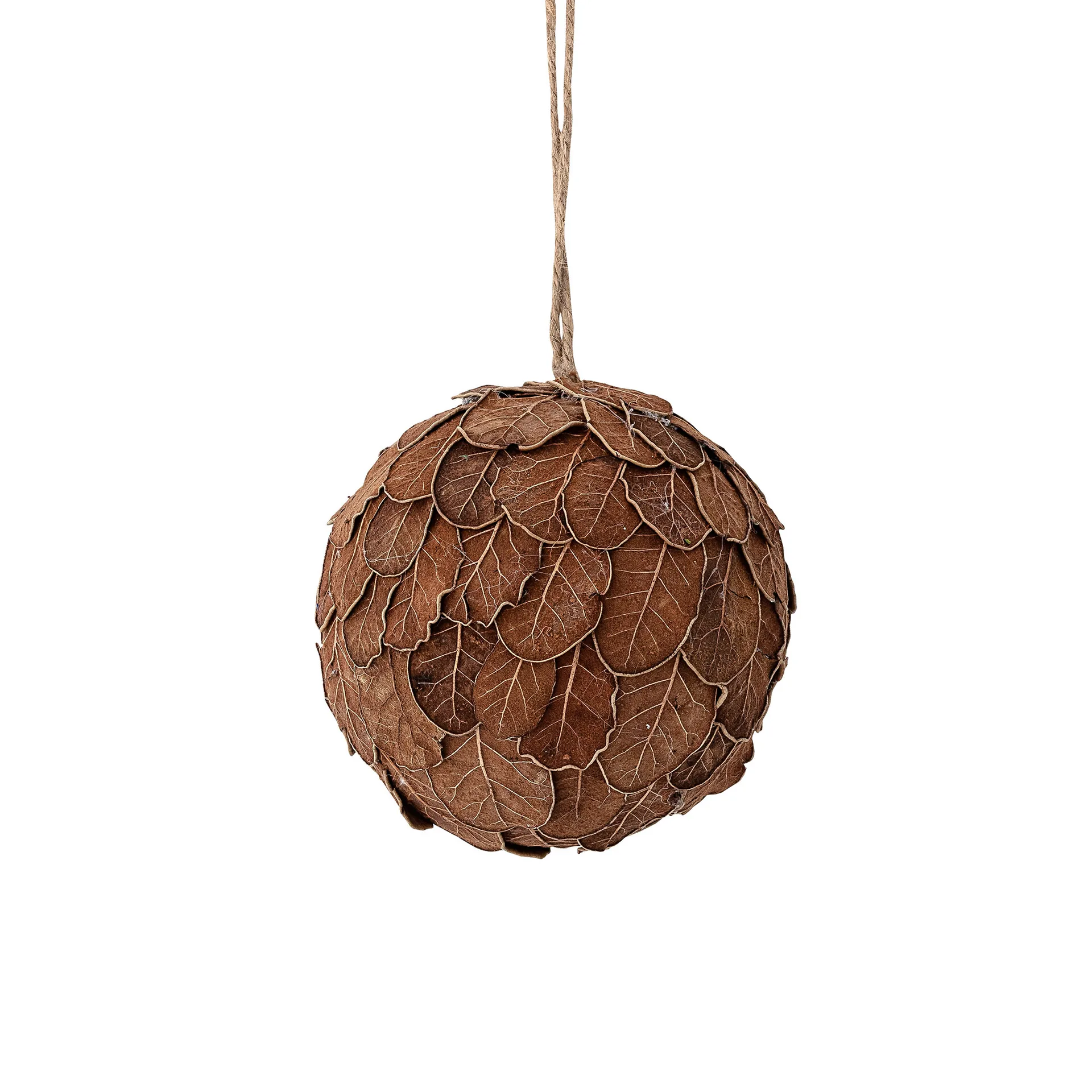 Bola de navidad Zada Ornament hoja de roble, marrón Bloomingville