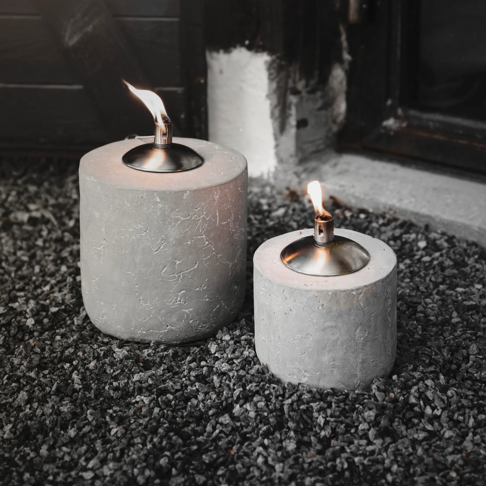 Boles para servir Sienna, naranja-negro Bloomingville