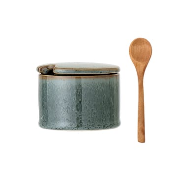 Bote con tapa y cuchara Pixie - verde - Bloomingville