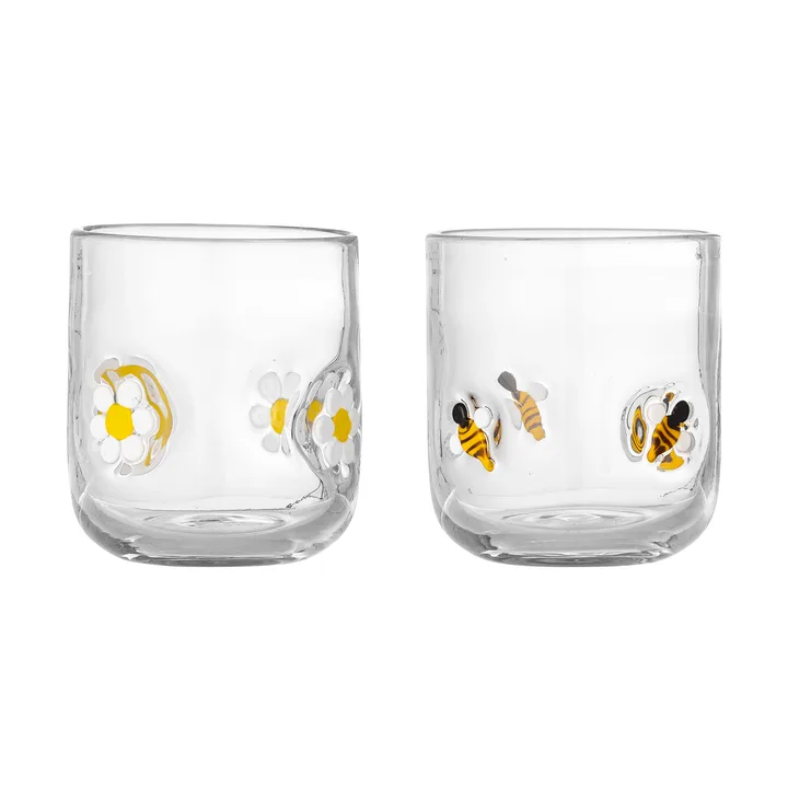 Buzz vaso de bebida - Transparente, 2 piezas - Bloomingville