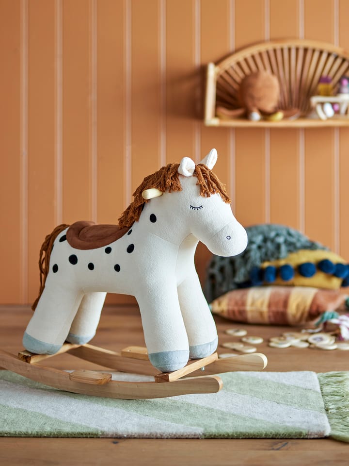 Caballo balanc�ín Merlen, Blanco Bloomingville