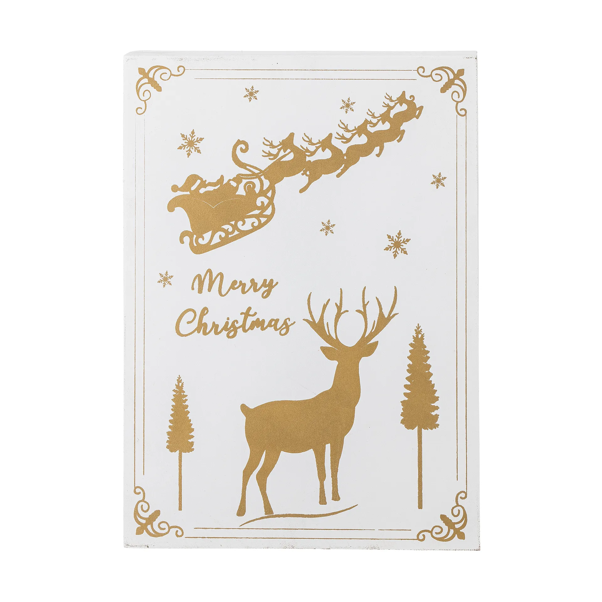 Calendario de adviento Elimar luminoso, Blanco Bloomingville