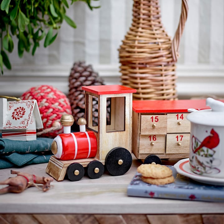 Calendario de navidad Paulownia tren, Multi Bloomingville