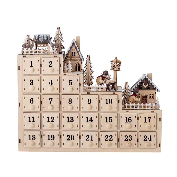 Calendario de navidad Richie 33x38 cm - natural - Bloomingville