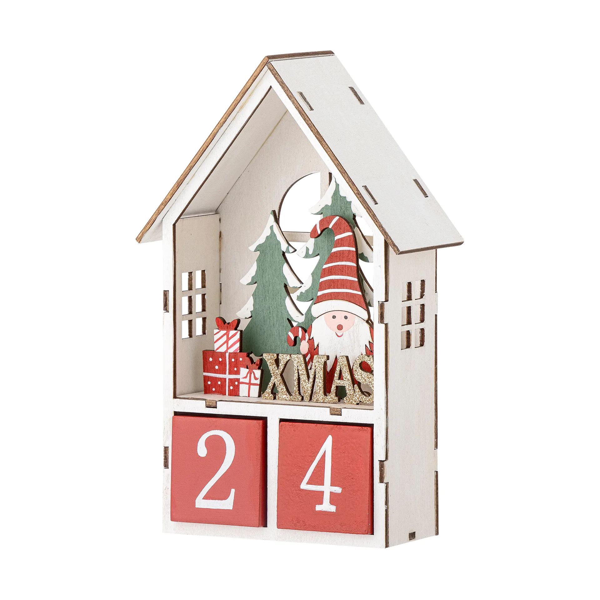 Calendario Edmund con fecha, Rojo Bloomingville