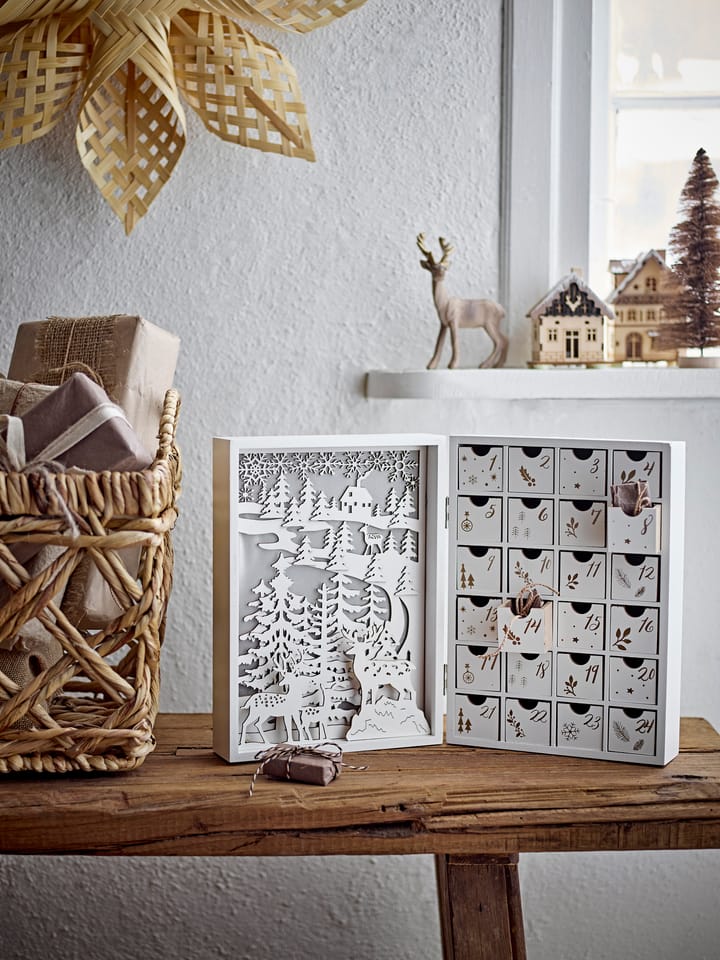 Calendario Elimar luminoso, Blanco Bloomingville