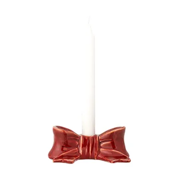Candelabro Bow - Rojo, 11,5 cm - Bloomingville