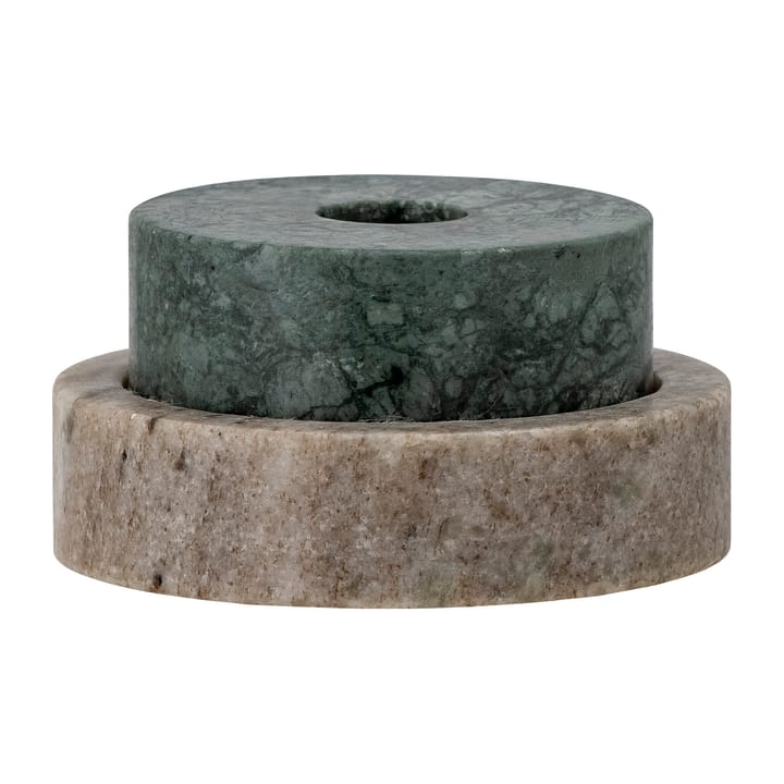 Candelabro Dalin Ø10 cm, mármol verde Bloomingville