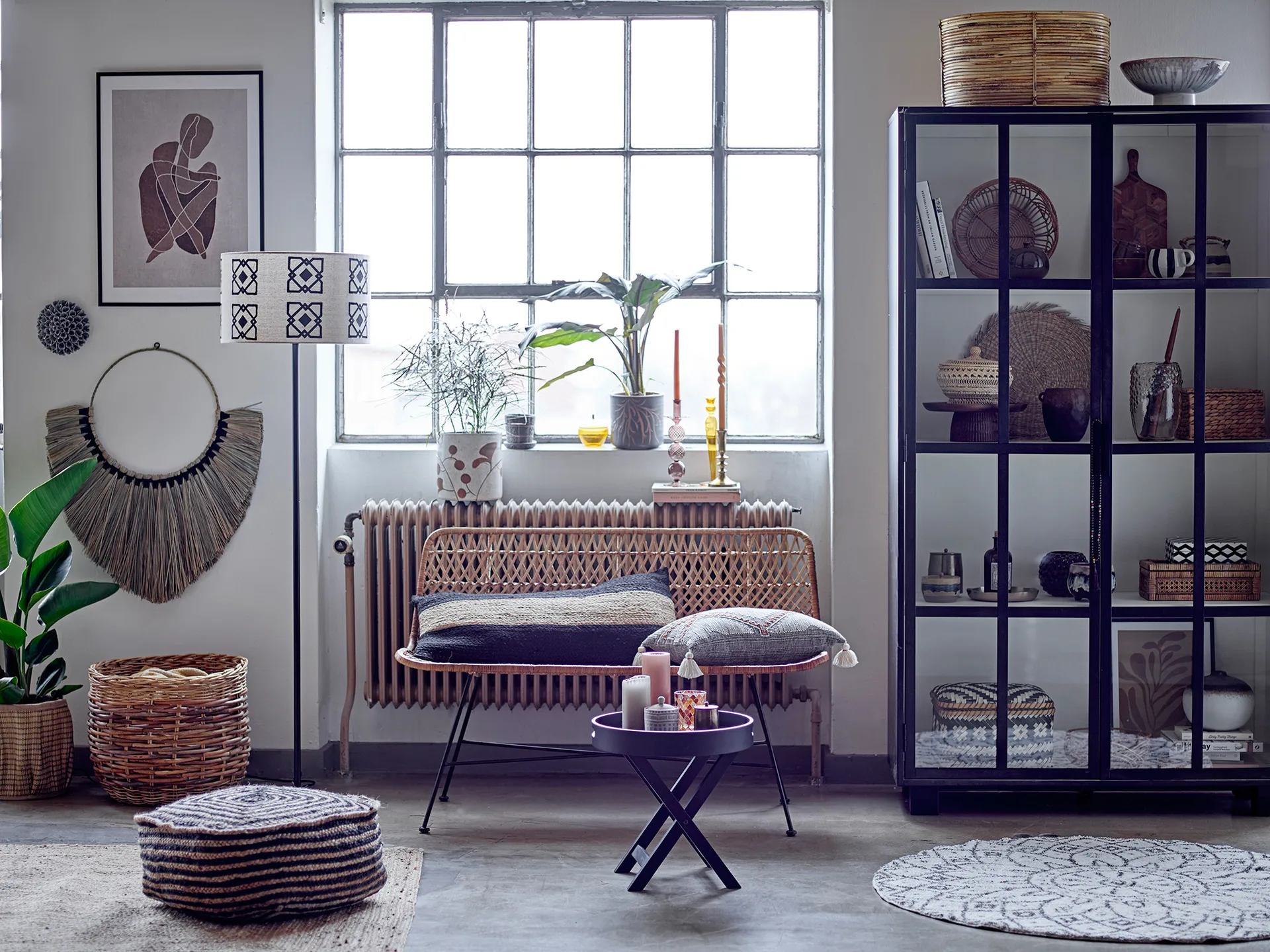 Candelabro Dara 27 cm, Amarillo Bloomingville