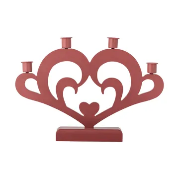 Candelabro de Adviento Salia - Rojo, 36 cm - Bloomingville