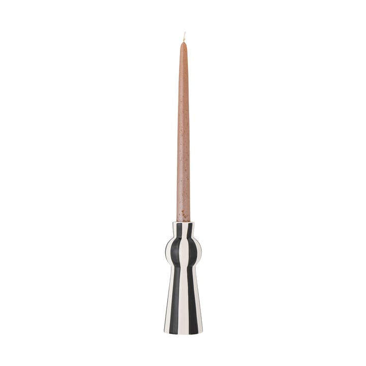 Candelabro Eja 17 cm - Negro-blanco - Bloomingville