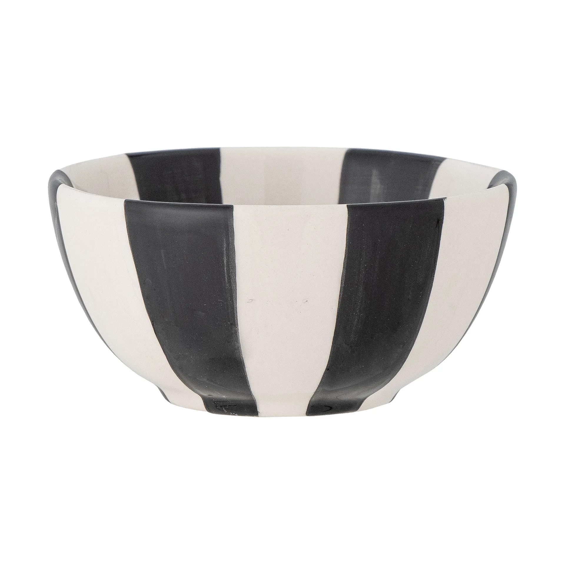 Candelabro Eja Ø9 cm, Negro-blanco Bloomingville