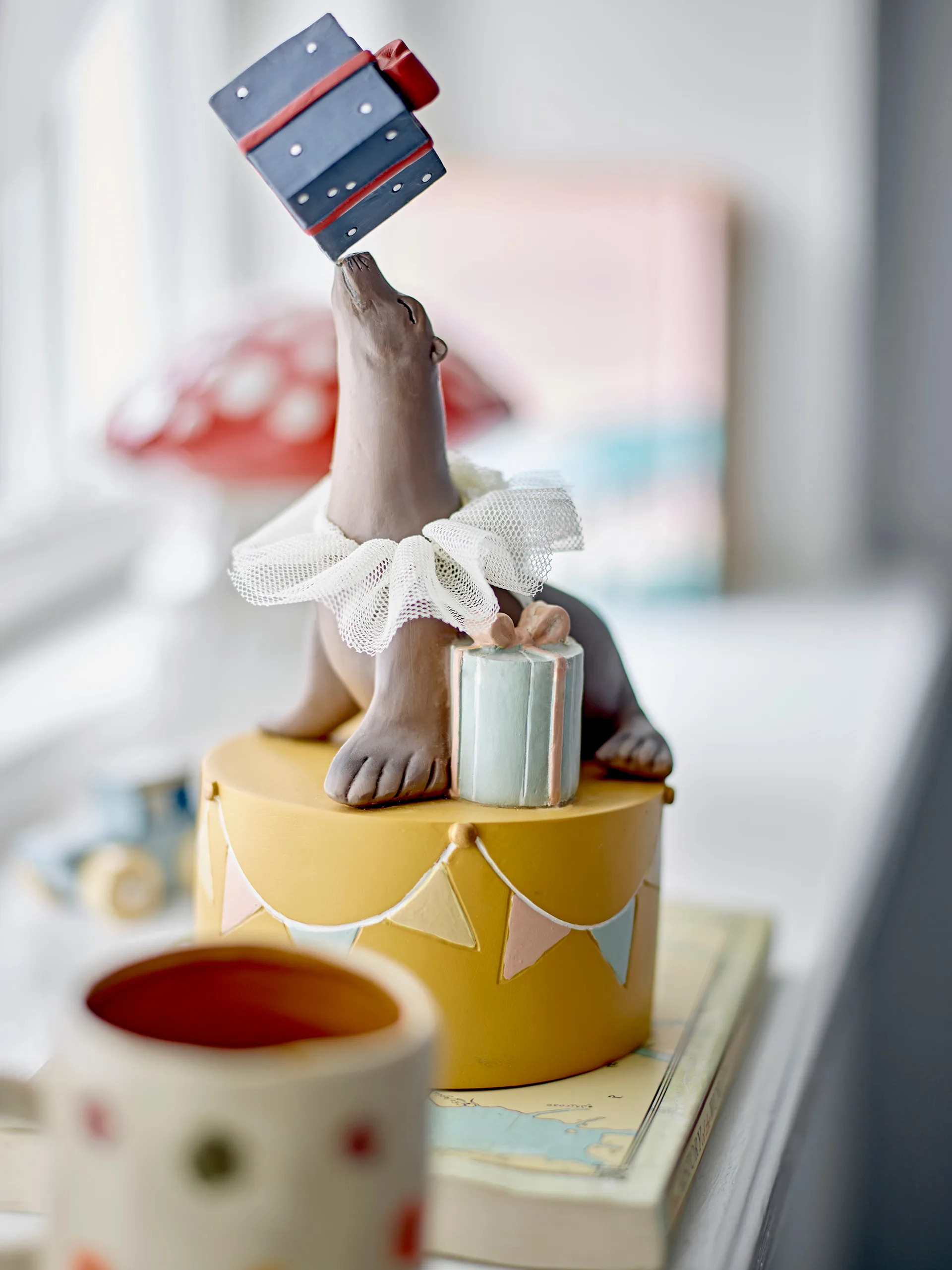 Candelabro Flor león marino, 19 cm Bloomingville