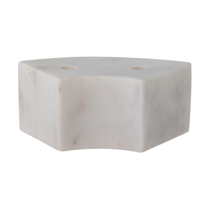 Candelabro Florida 14,5x6x7,5 cm, White marble Bloomingville