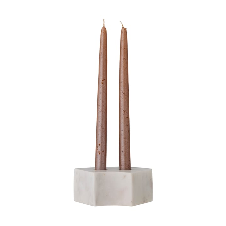 Candelabro Florida 14,5x6x7,5 cm, White marble Bloomingville
