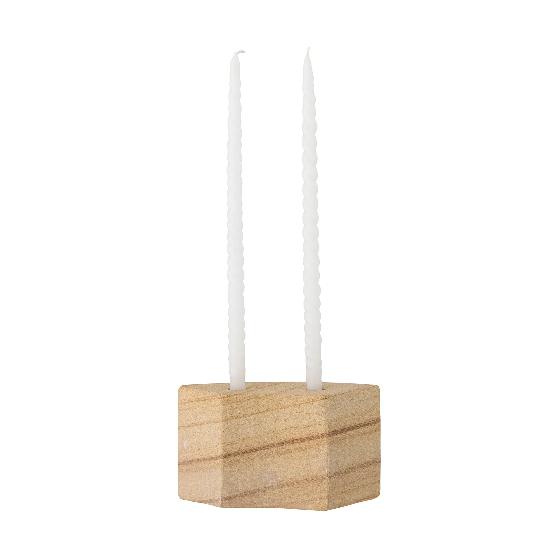 Candelabro Florida 14,5x8x7,5 cm, Natural sandstone Bloomingville