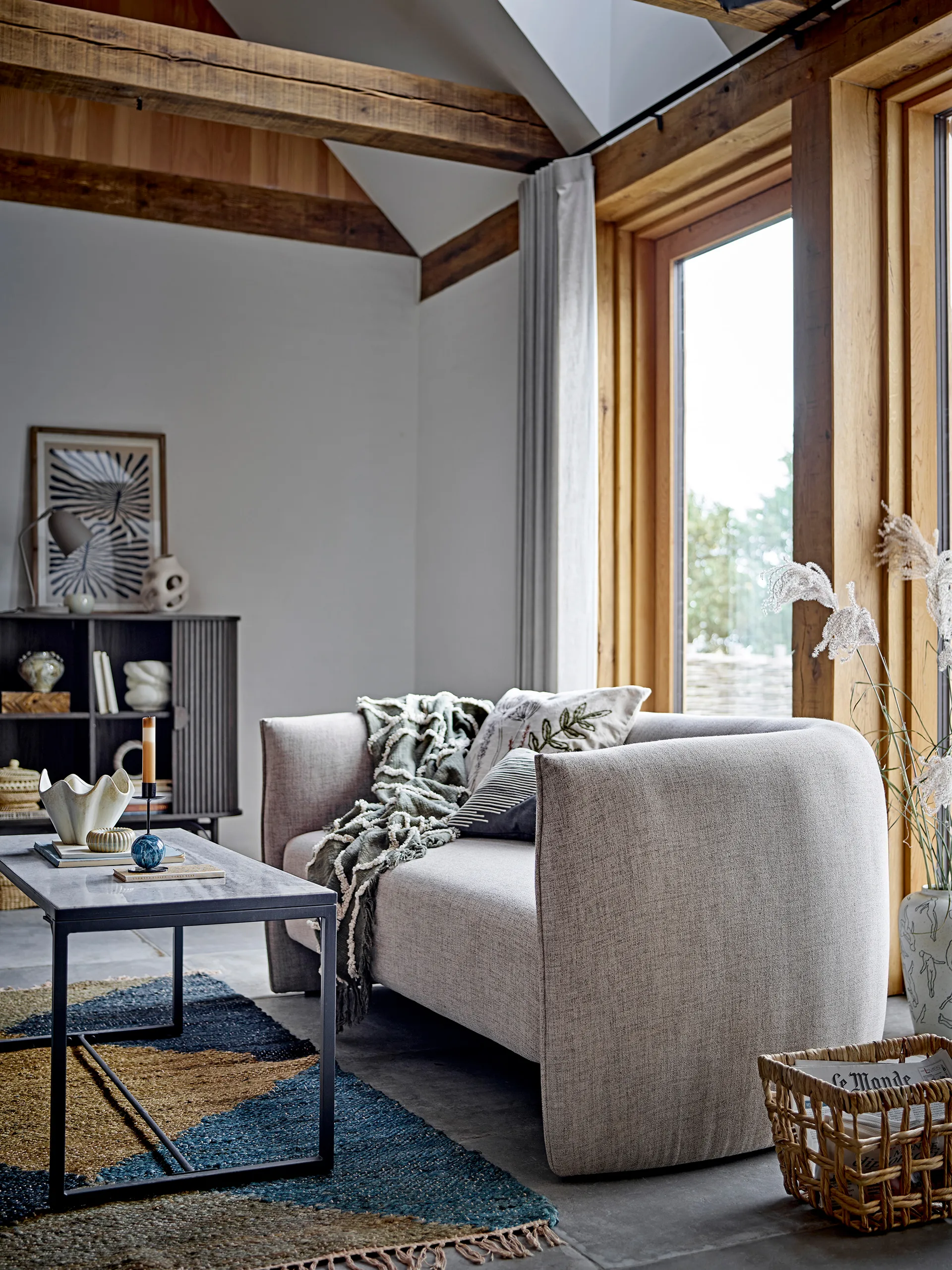 Candelabro Jayda Ø7x15 cm, Blue-iron Bloomingville