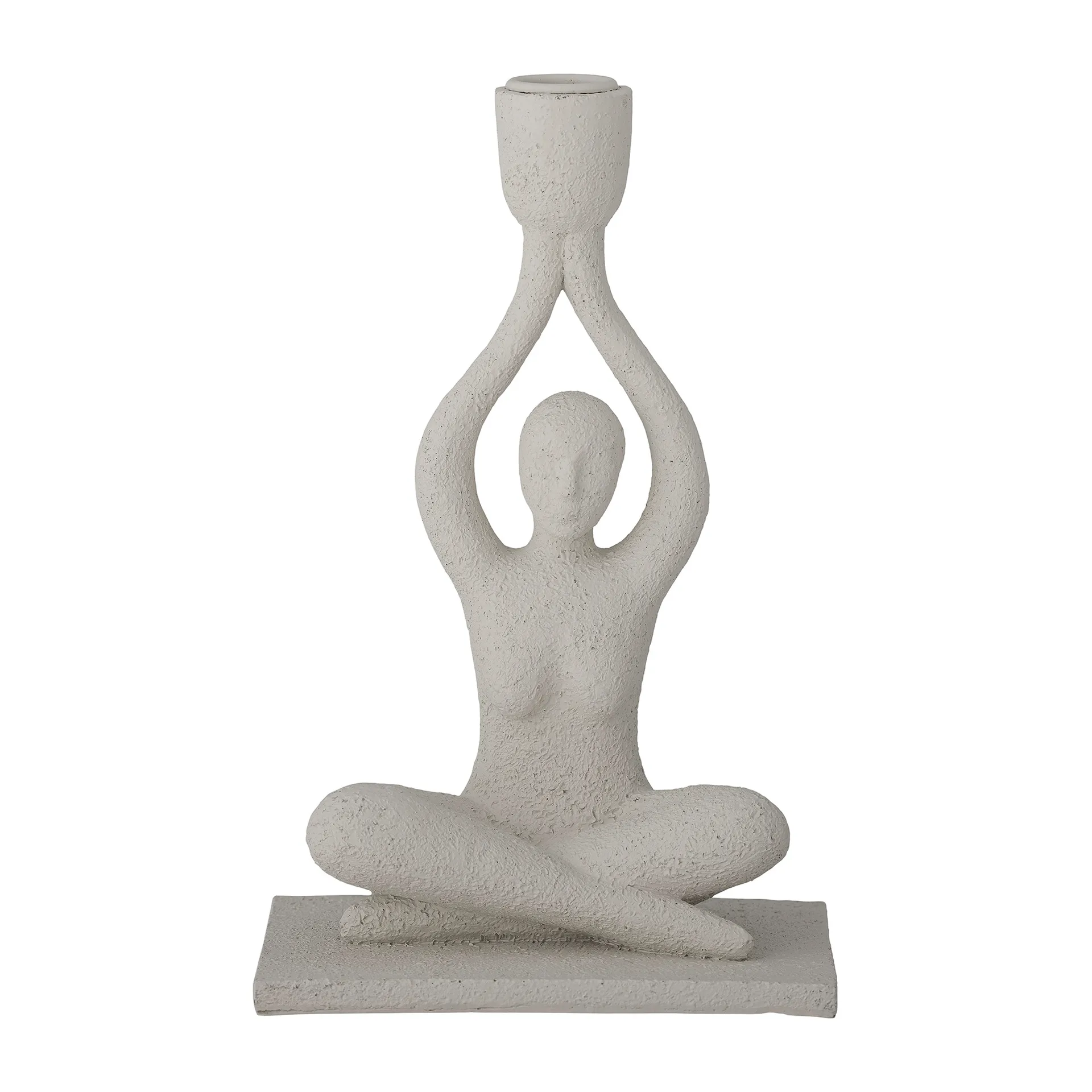 Candelabro Lucie 24 cm, blanco Bloomingville