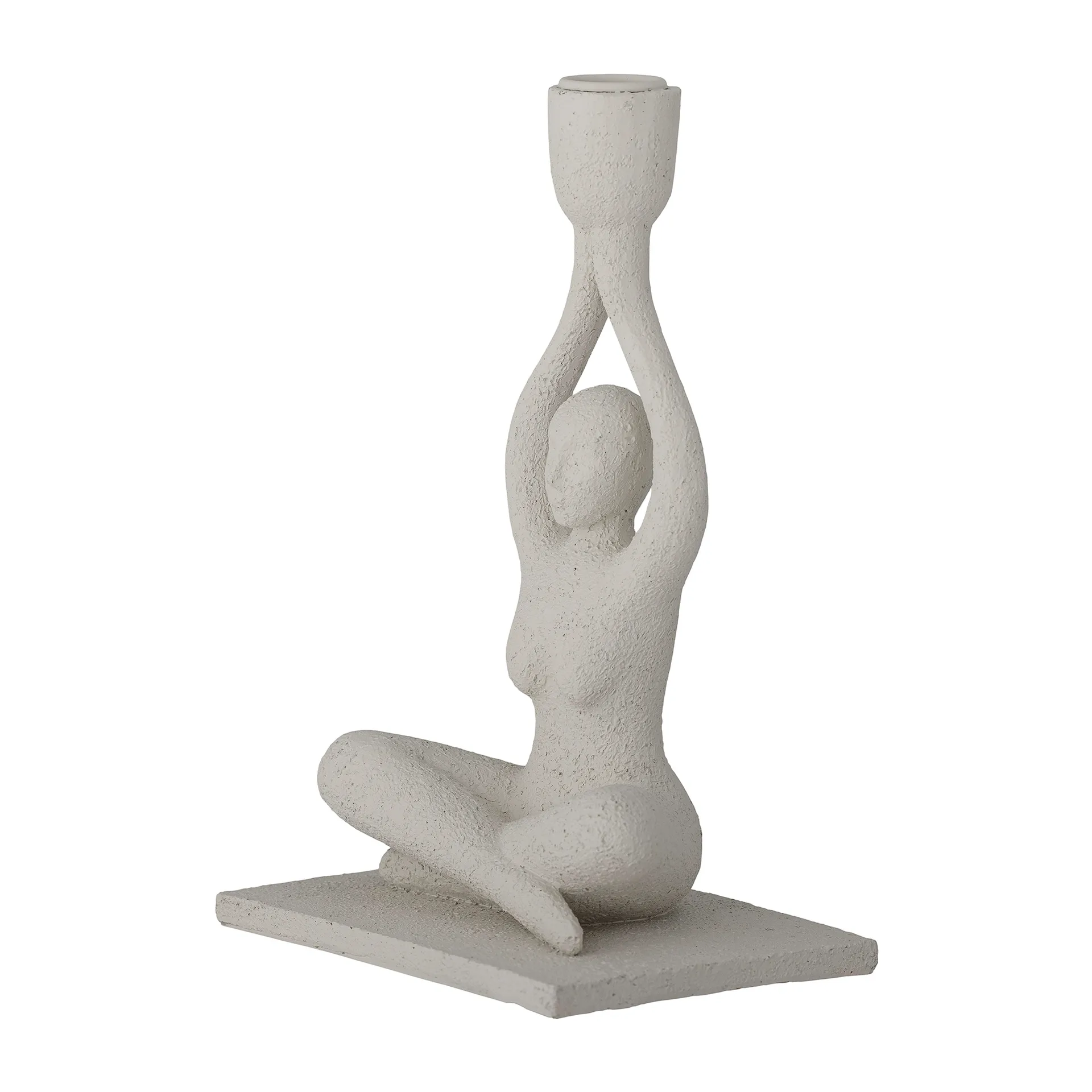 Candelabro Lucie 24 cm, blanco Bloomingville