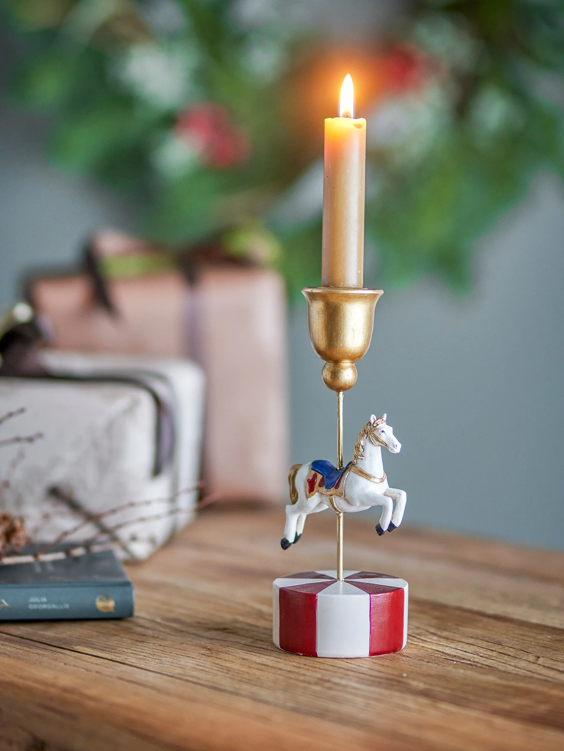 Candelabro Merry-go-round, Blanco Bloomingville