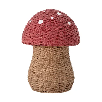 Cesta con tapa Corintha Ø43x61 cm - Rojo - Bloomingville