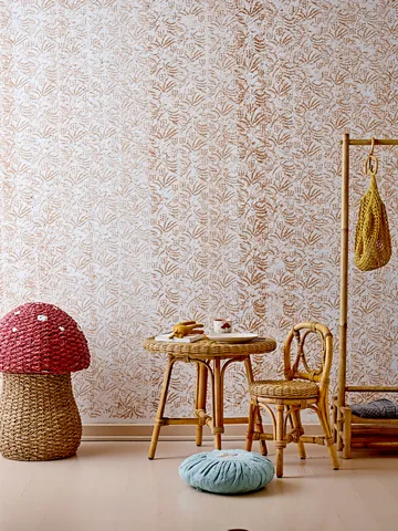 Cesta con tapa Corintha Ø43x61 cm - Rojo - Bloomingville