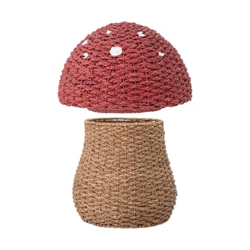 Cesta con tapa Corintha 61xØ43 cm - Rojo - Bloomingville