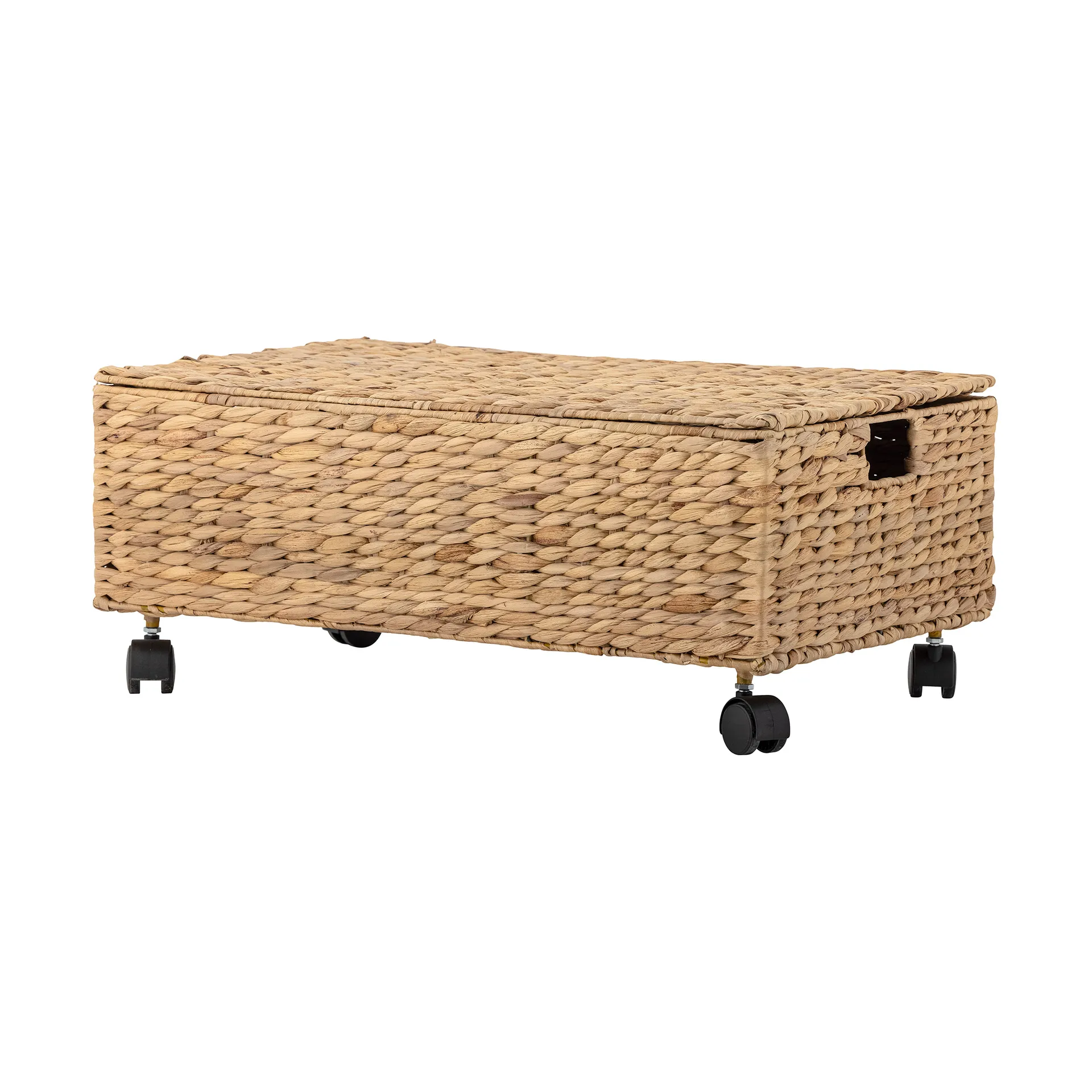 Cesta con tapa Nelas 63x40x26 cm, Natur Bloomingville