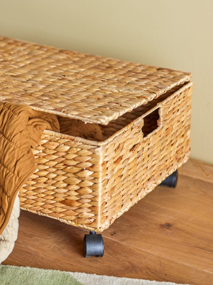 Cesta con tapa Nelas 63x40x26 cm, Natur Bloomingville