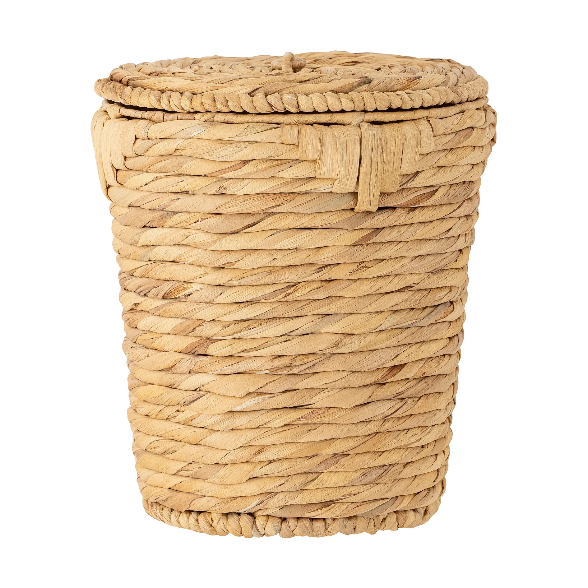 Cesta con tapa Peri, Jacinto de agua Bloomingville