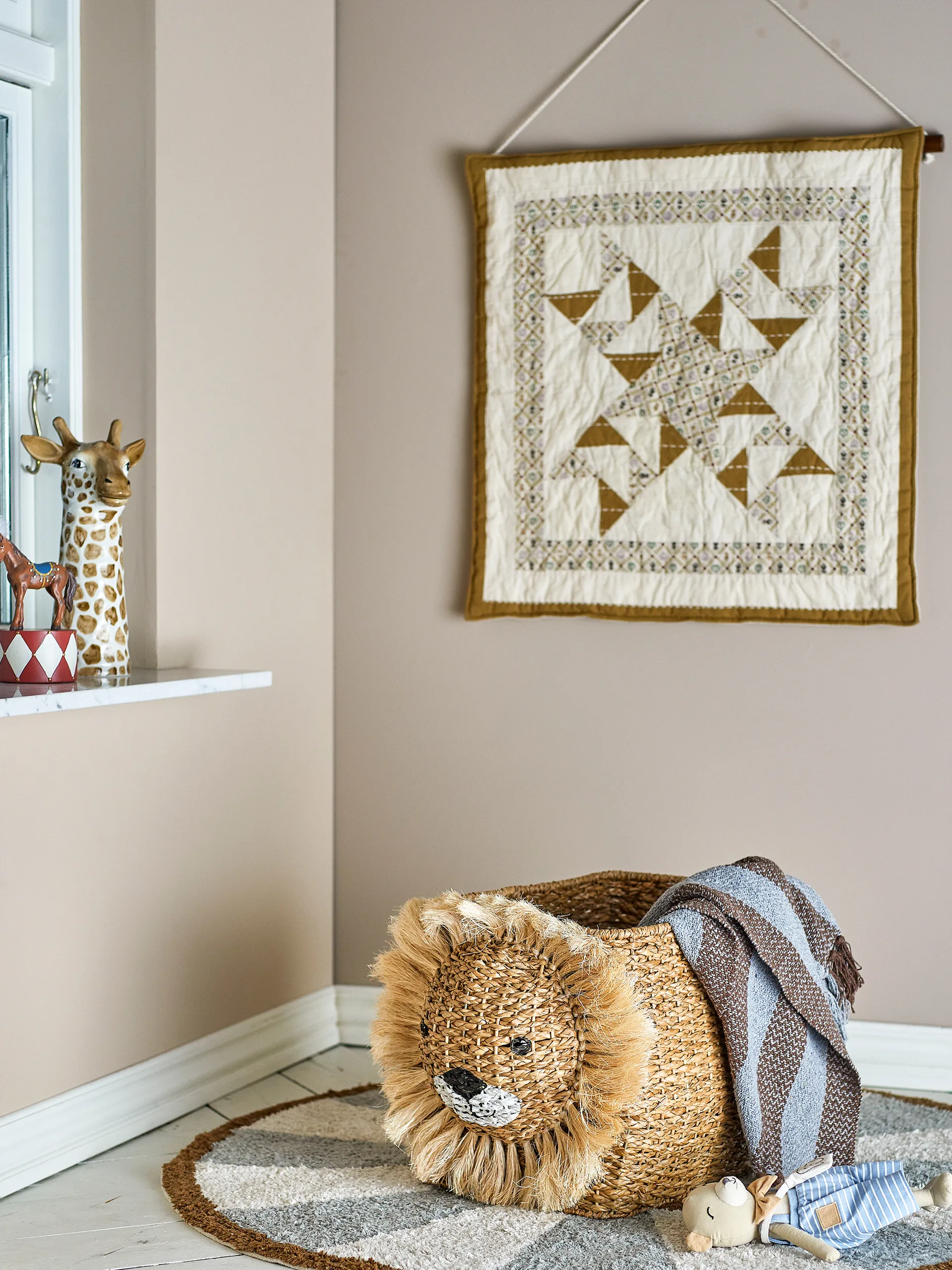 Cesta Harrison 52x32x36 cm, Natur Bloomingville