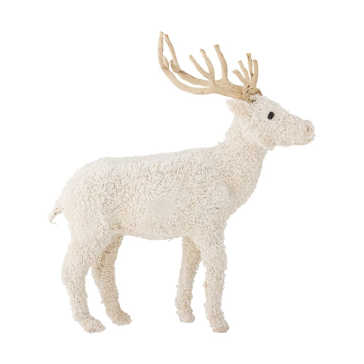 Ciervo decorativo Elmo 20 cm, Blanco Bloomingville