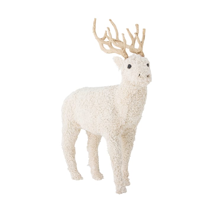Ciervo decorativo Elmo 20 cm, Blanco Bloomingville