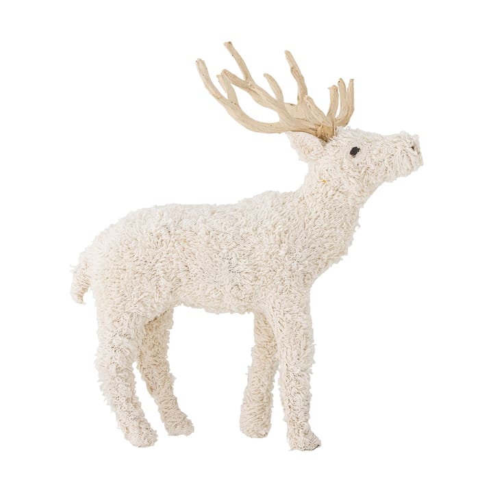 Ciervo decorativo Elmo 33 cm, Blanco Bloomingville