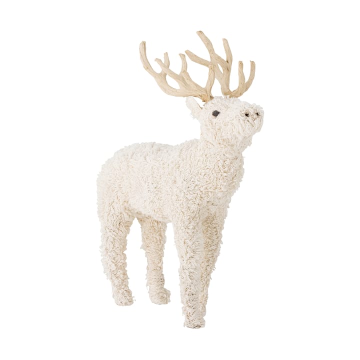 Ciervo decorativo Elmo 33 cm, Blanco Bloomingville