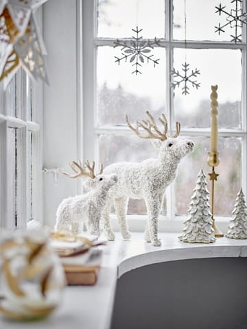 Ciervo decorativo Elmo 33 cm - Blanco - Bloomingville